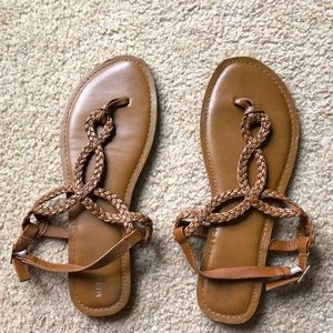 MERONA Sandals. Brown. Size 11, barely worn